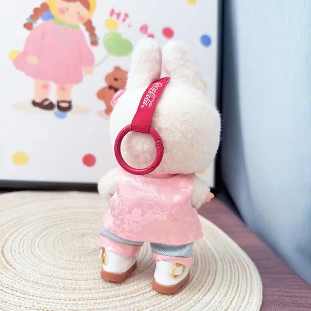1st, 2nd and 3rd generation keychain Labubu clothes pendant Labbubu baby clothes elegant Chinese style suit cute fairy