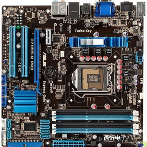 华硕P7H55-M PRO /M LE/P7H55-M PLUS /MLX H55主板1156针 LE - 图1