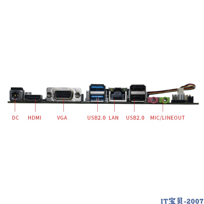 现货N5095迷你itx主板超薄LVDS一体机n5095双内存插槽工控主板 - 图2