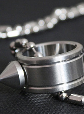 喜唐美丽悦户外防身钨钢304不锈钢戒指防卫扳指破窗器迷你工具1