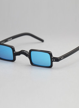 超小正方框墨镜复古男女