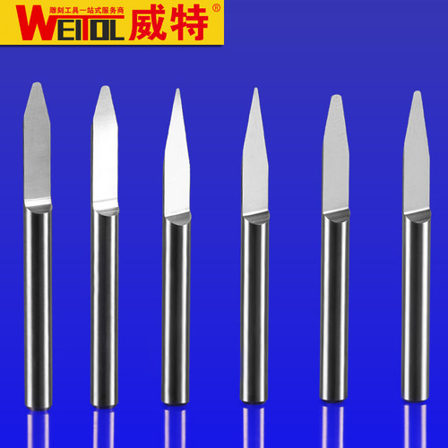 威特3.175圆底尖刀锥度球头刀cnc刻字刀钨钢雕刻刀数控雕刻机刀头 - 图1