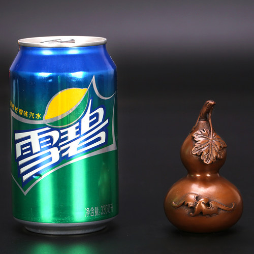 匠泽铜魂 紫铜葫芦摆件紫铜把玩葫芦手把件 家居装饰品 - 图0