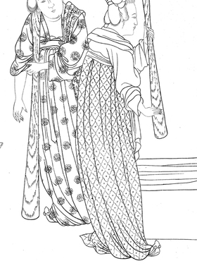 捣练图工笔画打印线稿高清白描底稿国画人物勾线线描纸质非宣纸