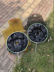 садок 防跳网鱼护黑金大力马夹心黑坑专用千斤护纯手编防挂速干防臭竿稍