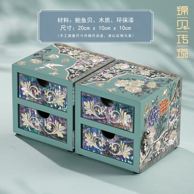 Jinbei Legend Intangible Cultural Heritage Mother-of-pearl Jewelry Box