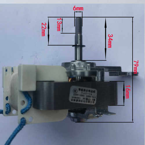 空气炸锅电机YJ61-16罩极电机排气扇小马达支架配件暖风机电机 - 图1
