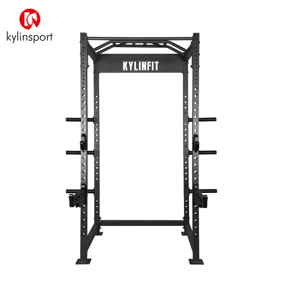 Commercial full-frame squat and bench press rack