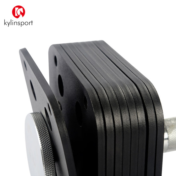 Kylinsport adjustable insert dumbbells
