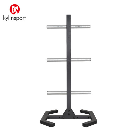 Three-layer barbell plate storage rack storage rack