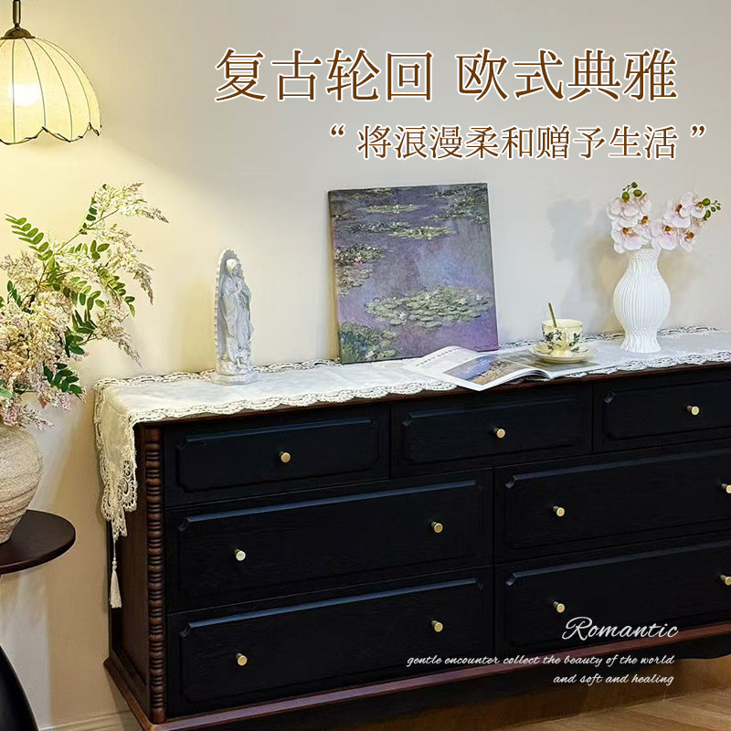 法式蕾丝桌旗轻奢高级长条茶几巾美式复古高端斗柜盖巾电视柜盖布,淘宝优惠券,粉丝福利购,淘宝优惠卷