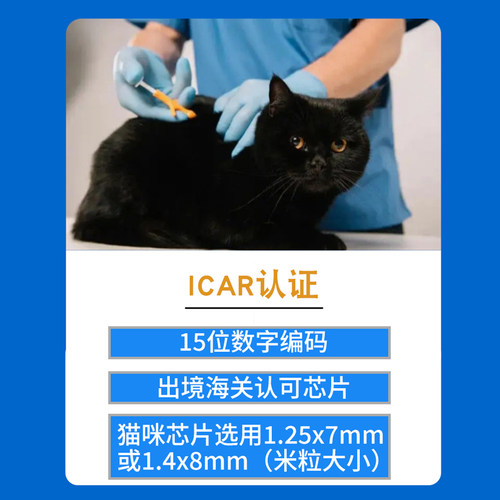 宠物猫狗出国芯片iso11784/5国际通用em4305动物植入芯片 - 图2