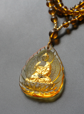 佛祖琉璃挂件饰品原创项链吊坠