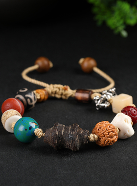 男女夺宝菩提原创中国风沉香木