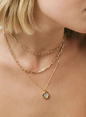 法式复古巴洛克珍珠项链