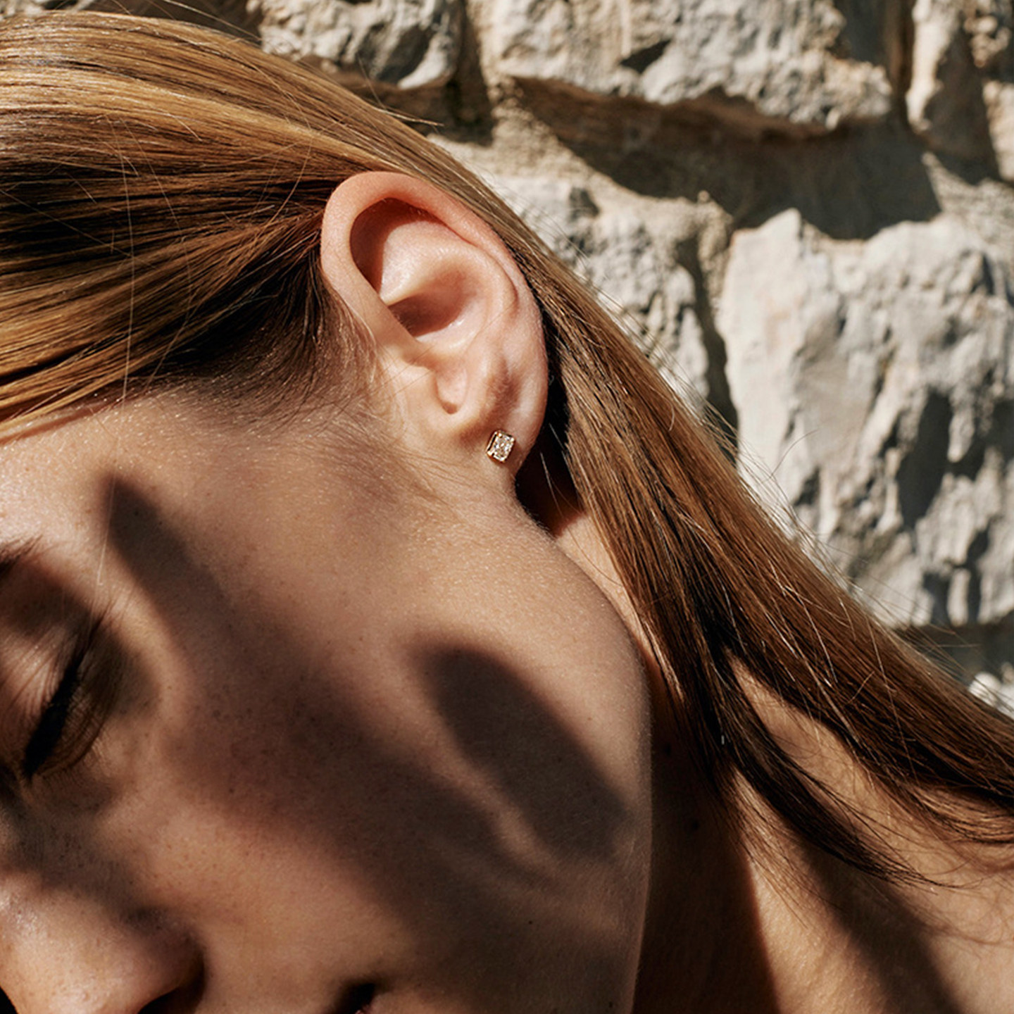 JILIFANG S925通体纯银养耳洞通勤迷你百搭方形人工锆钻耳钉耳饰,淘宝优惠券,粉丝福利购,淘宝优惠卷