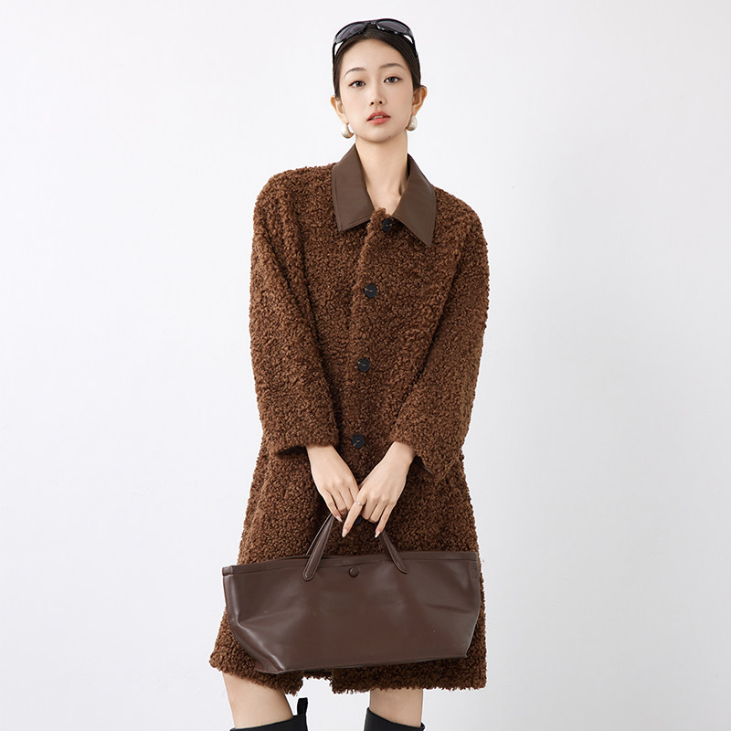 【所有女生衣橱直播间】二茵ERYIN加厚仿羊羔毛外套+仿麂皮绒外套