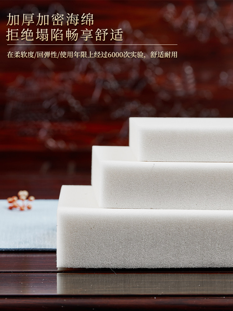 新中式沙发扶手枕套红木罗汉麻布靠垫长方形靠背靠枕抱枕海绵定制,淘宝优惠券,粉丝福利购,淘宝优惠卷