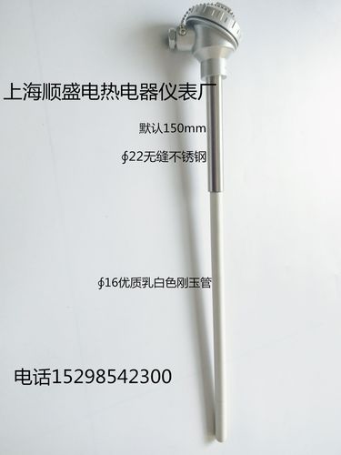 刚玉热电偶K型WRN-122WRN-132陶瓷热电偶0-1300度砖窑炉高温炉 - 图0