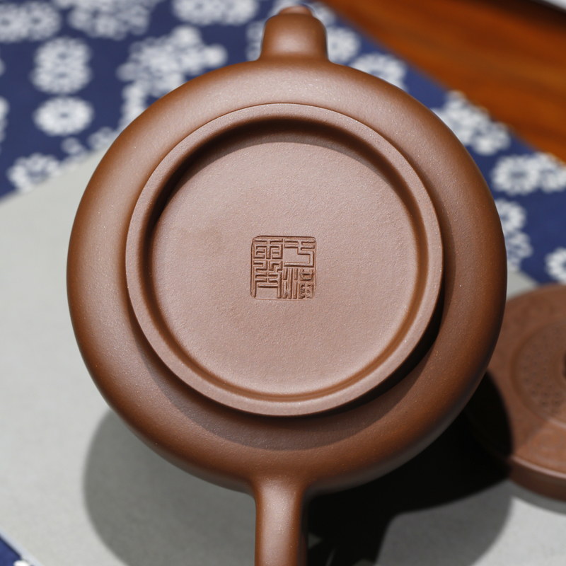 询价玉璧 宜兴紫砂壶原矿底槽青高工于洪霞纯全手工家用茶具500cc