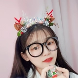 Креативный рождественский ободок, милая заколка для волос, декор, популярно в интернете, наряжаться, подарок на день рождения