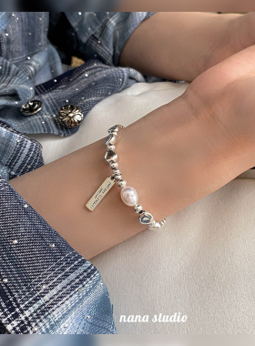 巴洛克仿珍珠手链高级感串珠手串