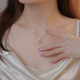 925 Sterling Silver Lucky Bag and Hetian Jade Necklace for Women Light Luxury
