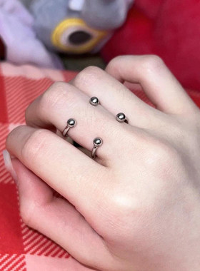 aeri酱同款吉赛尔戒指小众高级感