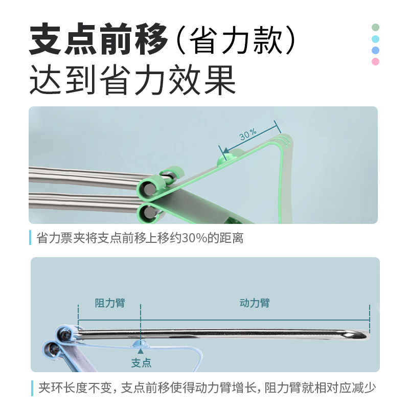 得力长尾夹大号彩色文件夹子文具燕尾夹鱼尾夹混装试卷小号书铁夹子固定工具办公用品金属票夹蝴蝶夹凤尾夹 - 图3