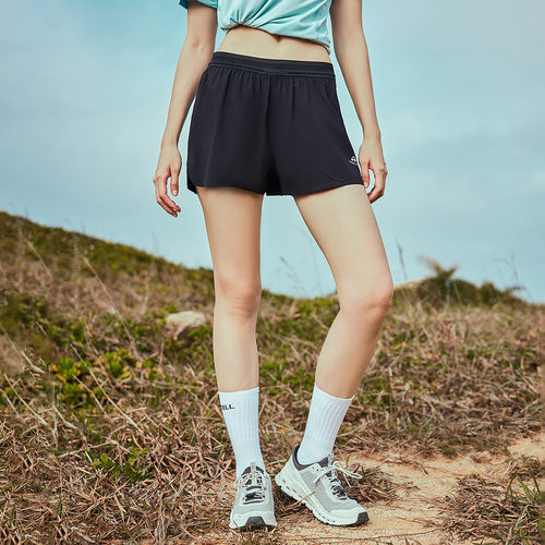 拓路者舒适显腿长运动高腰短裤夏季凉爽运动健身跑步女式休闲裤 - 图3