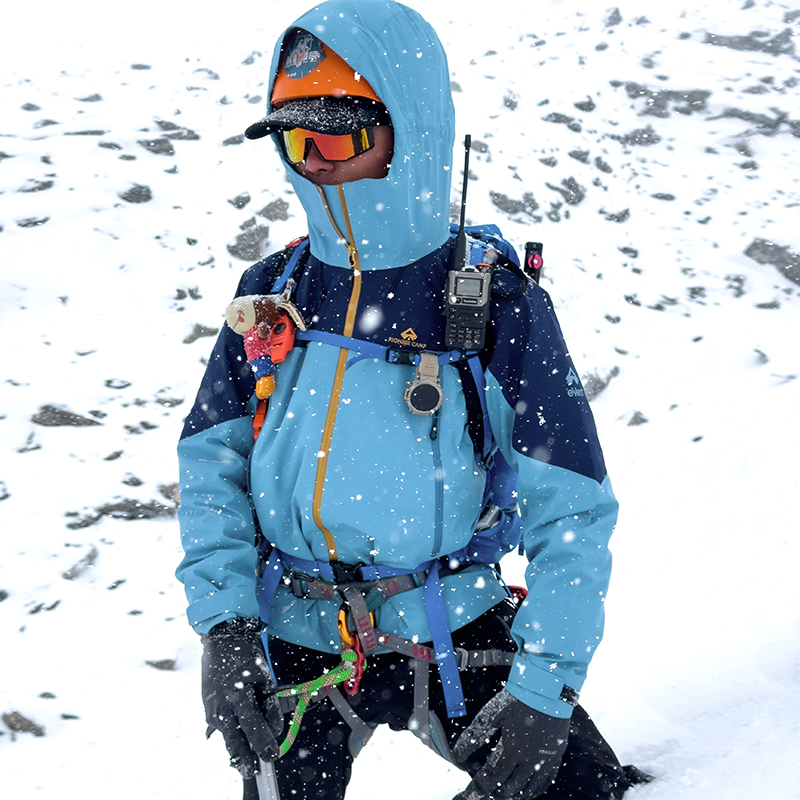 【雪鹰冲锋衣】拓路者eVent户外暴雨级3L三层硬壳recco搜救登山服 - 图2