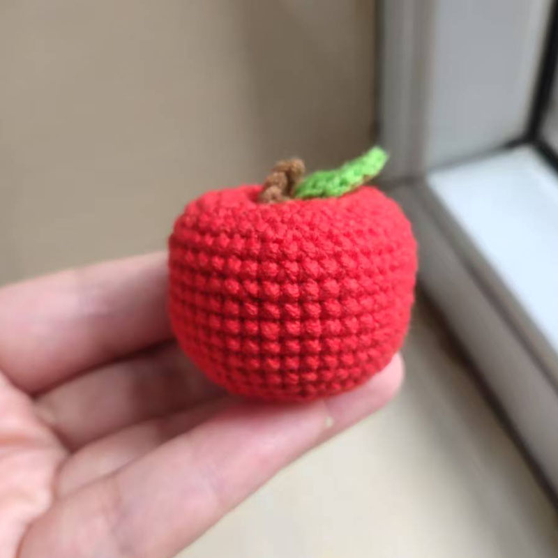 【挂件】成品手工毛线钩织迷你水果柠檬丑桔小酒坛包包钥匙装饰 - 图3