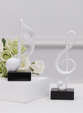 树脂音符办公室节日风佳选摆件