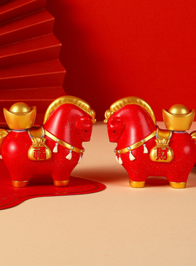 马上发财国潮马礼品套装