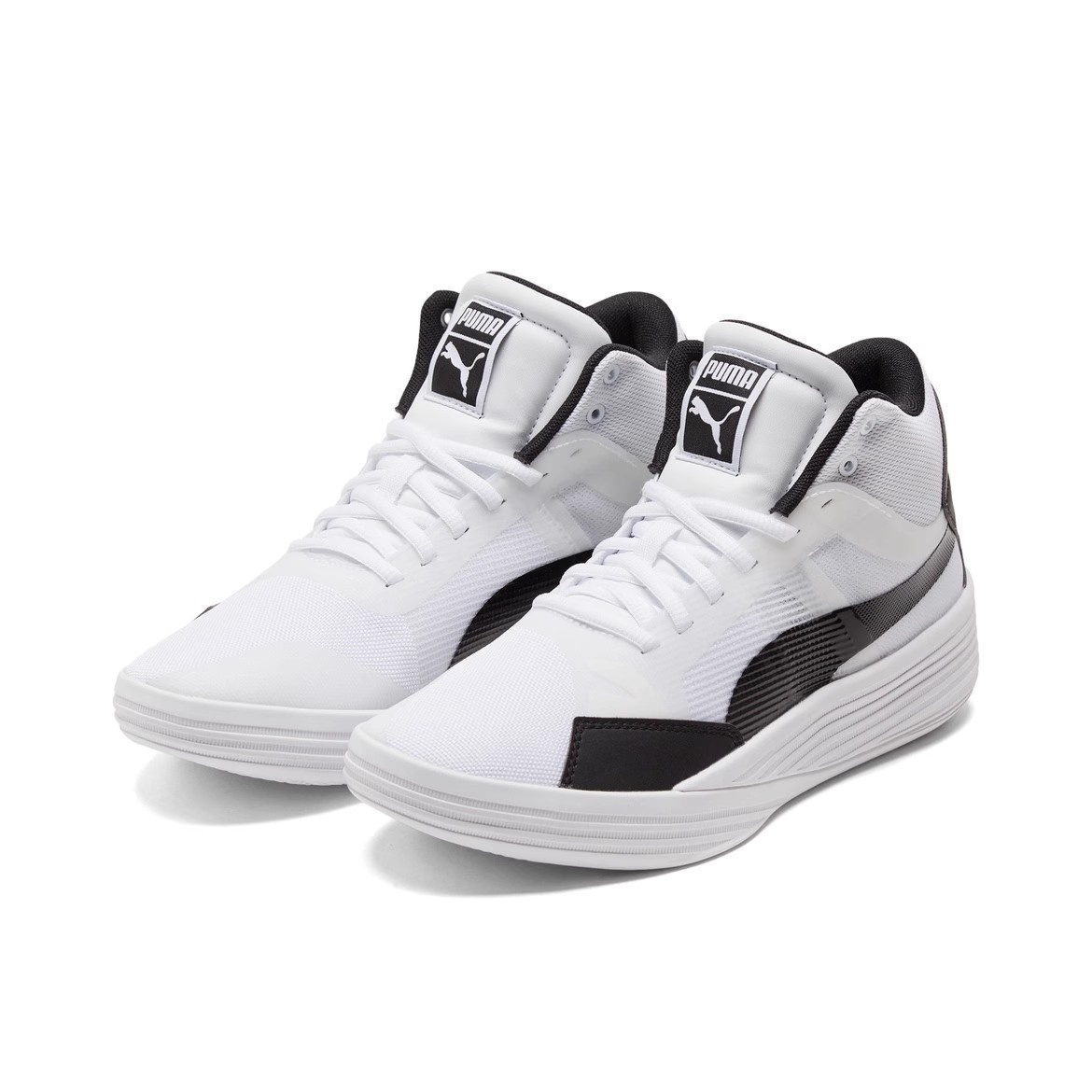 彪马/PUMA Clyde ALL-PRO 男子耐磨缓震中高帮篮球鞋195512-02 - 图0