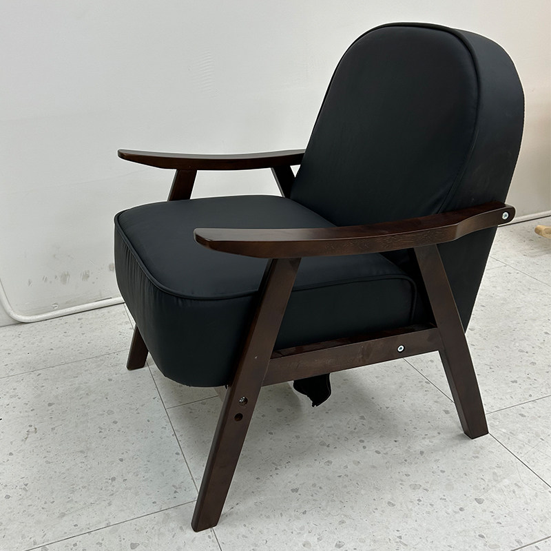 单人沙发椅阳台休闲小户型北欧客厅卧室居家实木中古风洽谈单椅子,淘宝优惠券,粉丝福利购,淘宝优惠卷