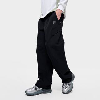 Fila trendy velvet trousers for men, winter fashionable loose warm woven sweatpants t11m441802f