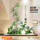 Give you a small forest with simulated green plants and landscaping