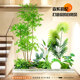 Simulated green plants and landscaping combination, high-end indoor landscaping, window display, fake green plants and bionic plants for under-stairs decoration
