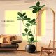 Simulated plant black diamond floor-standing potted indoor large-scale bionic green plant ornaments living room light luxury decorative flower fake tree