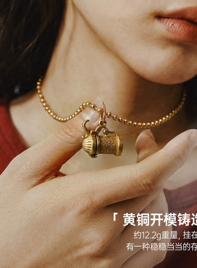 【马年把把“胡“】黄铜项链女款