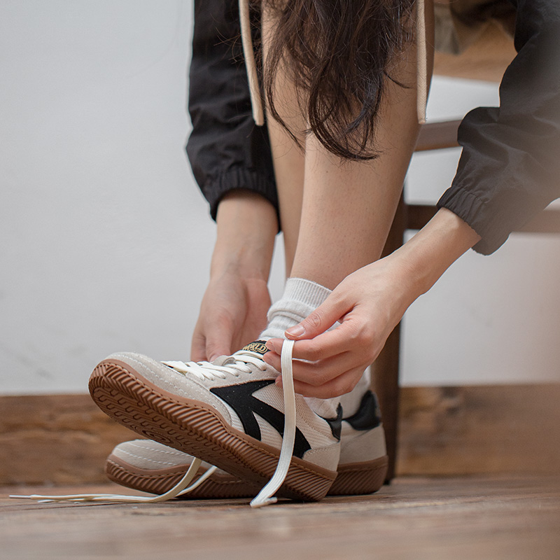 马登小众设计情侣美式复古德训鞋箭头板鞋奥林匹亚运动鞋子女 - 图0