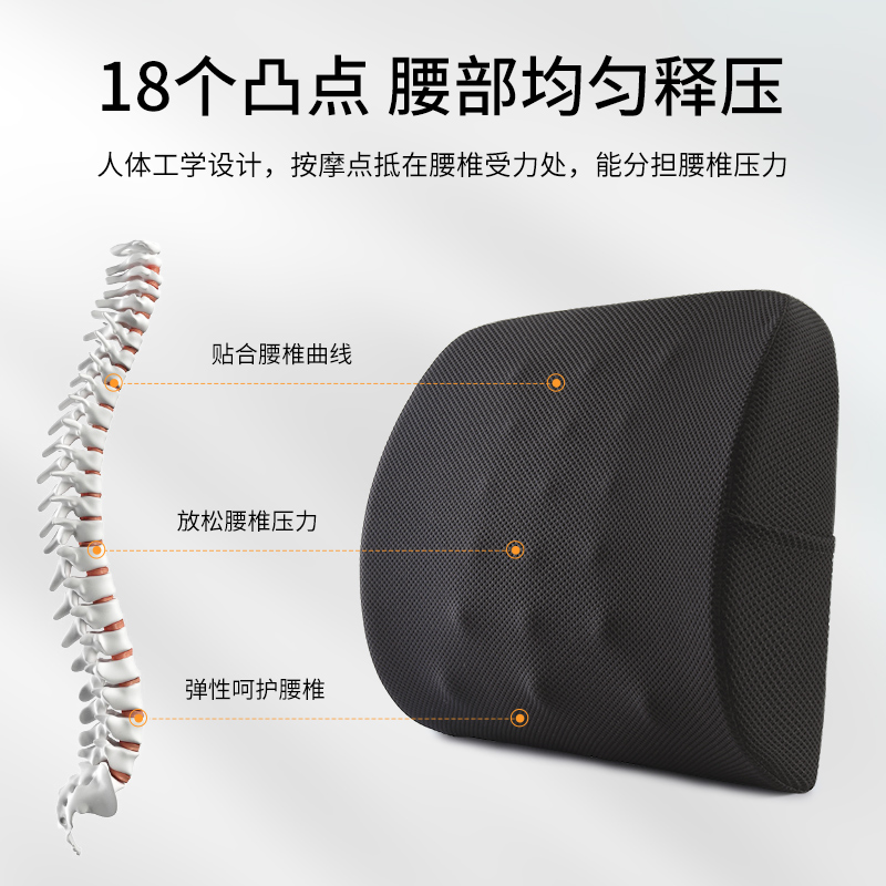 汽车腰靠护腰车载腰垫腰托驾驶座椅靠垫车用靠枕开车腰部支撑靠背,淘宝优惠券,粉丝福利购,淘宝优惠卷