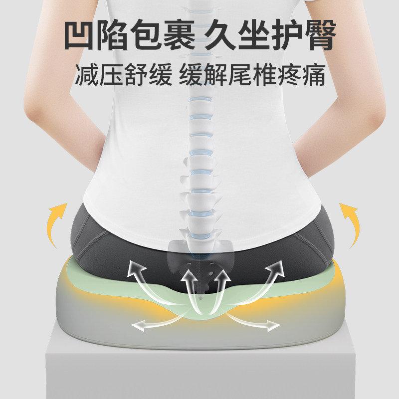知梦人痔疮坐垫办公室久坐孕妇尾椎骨减压术后专用防屁股痛美臀垫,淘宝优惠券,粉丝福利购,淘宝优惠卷