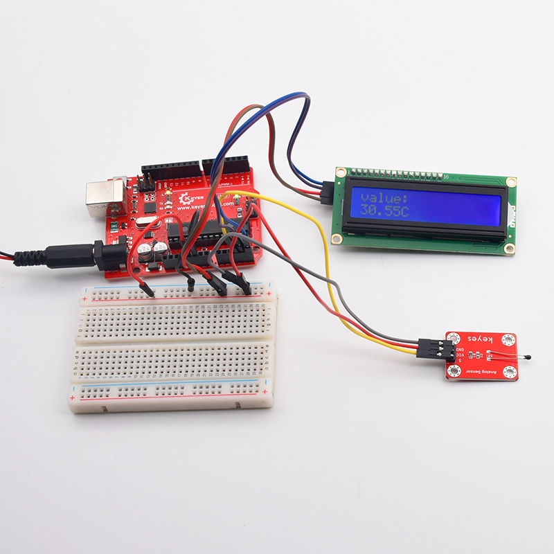 KEYES热敏温度传感器模块热敏电阻传感器 适用于arduino microbit - 图1