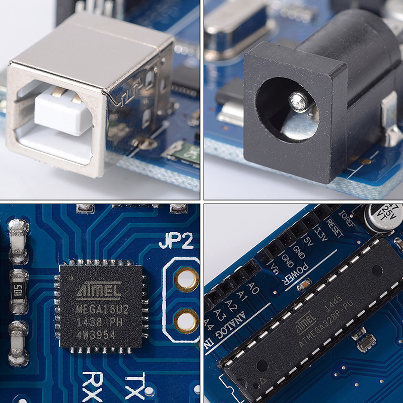 KEYES UNO-R3开发板控制板atmega328p单片机学习套件适用arduino-图0