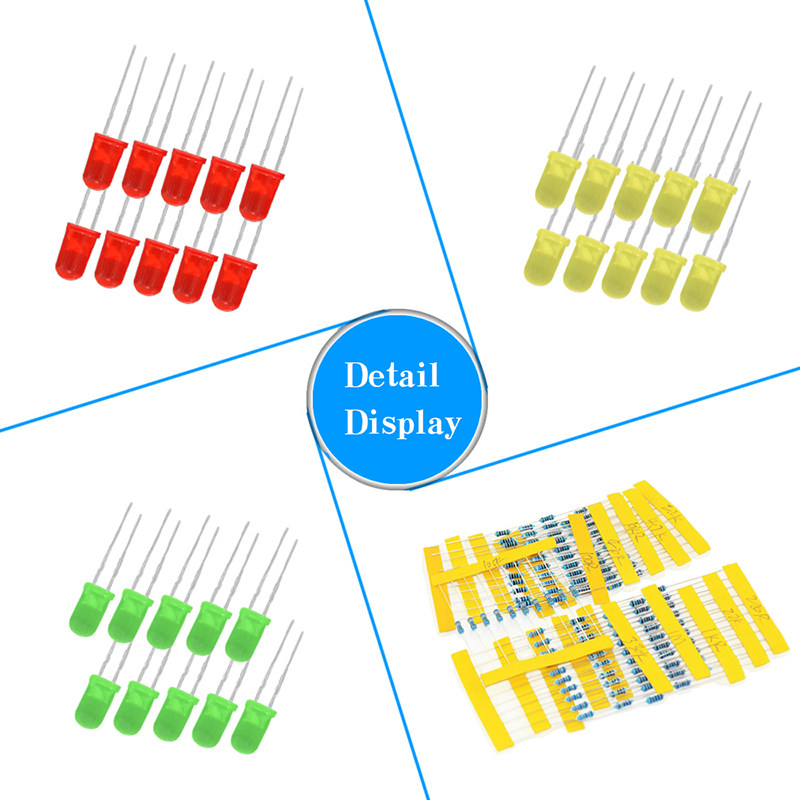 电子爱好者之家基础元器件套装适用于arduino电子制作DIY学习套件_虎窝淘