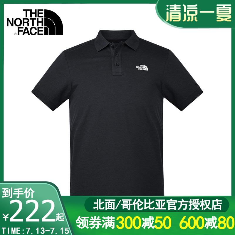 19春夏新品TheNorthFace北面T恤男款戶外柔軟POLO衫短袖3VRA