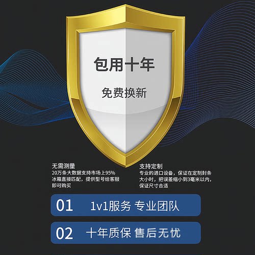 适用于海尔冰箱BCD-192KTJ 192KCMJ 192KTJX 192TMPL密封条门胶条 - 图2