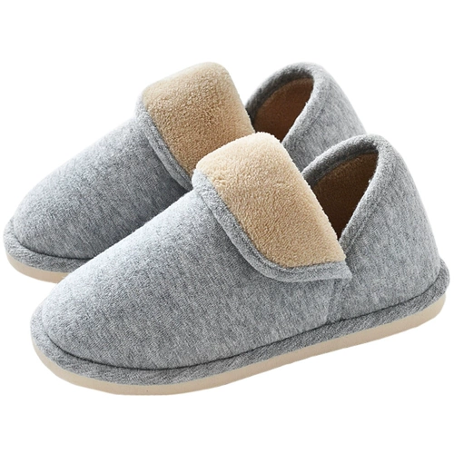 Мужские демисезонные удерживающие тепло нескользящие утепленные зимние тапочки